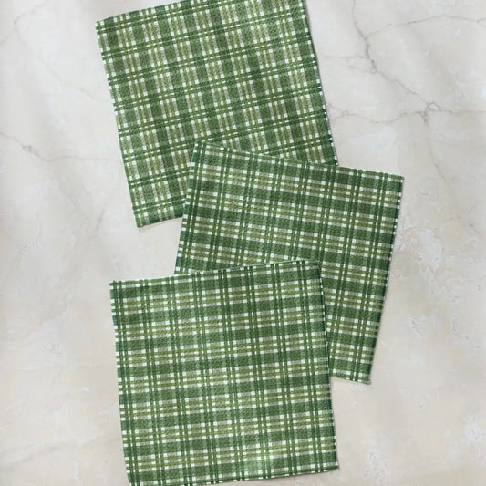 Dishcloth Set | Shay Plaid