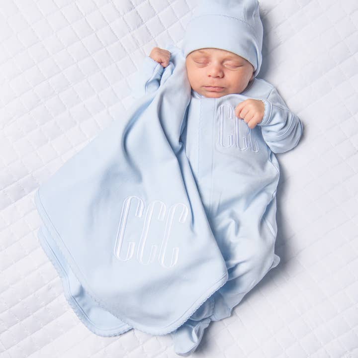 Essentials Footie | Solid Blue