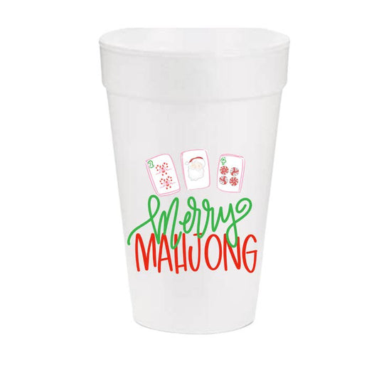 Styrofoam Cups  | Merry Mahjong