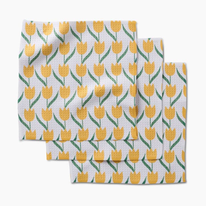Dishcloth Set | Spring Tulip Flowers