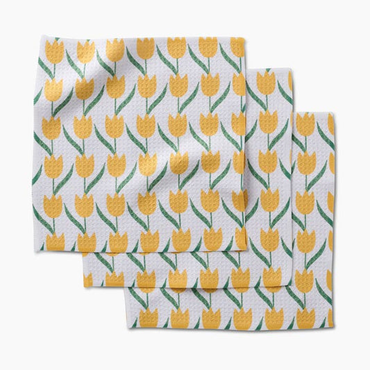 Dishcloth Set | Spring Tulip Flowers