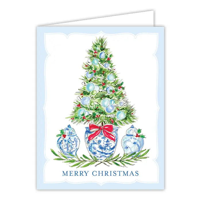 Greeting Card | Christmas | Blue Tree