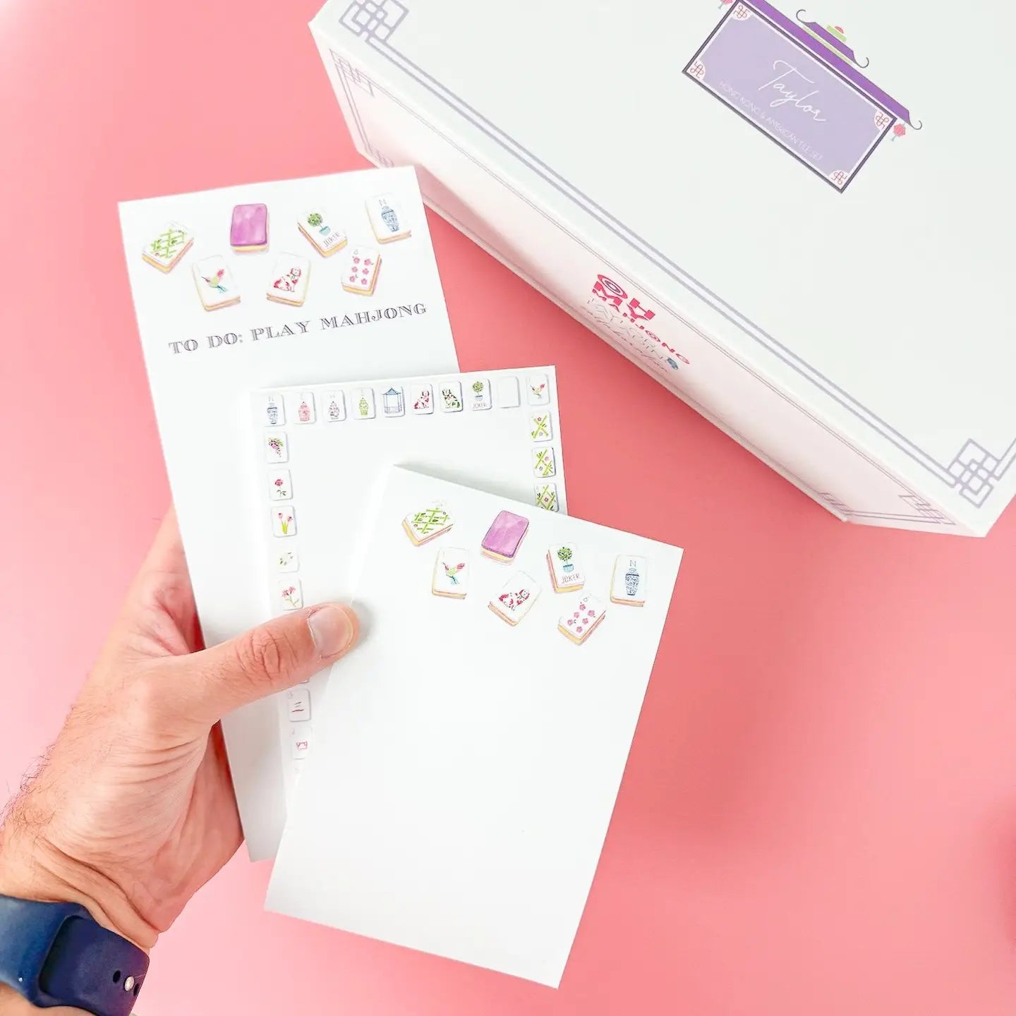 Mahjong Tiles Notepad