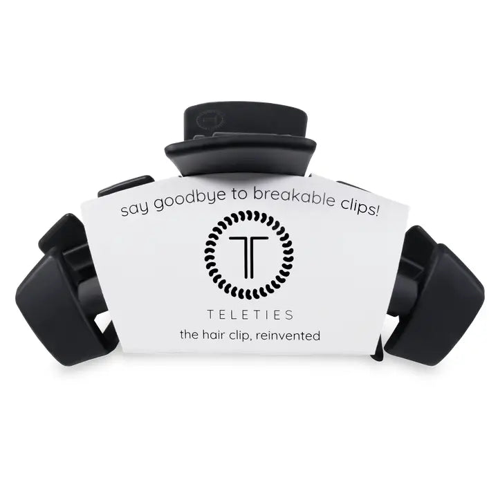 Teleties Classic Hair Clip | Midnight Matte | Assorted Sizes