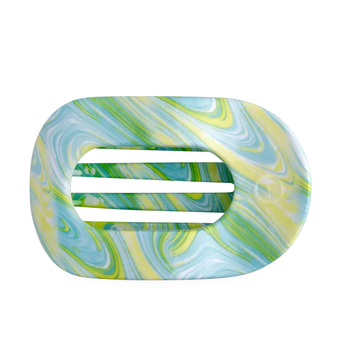 Teleties Flat Round Hair Clip | By the Sea Shore | Assorted Sizes