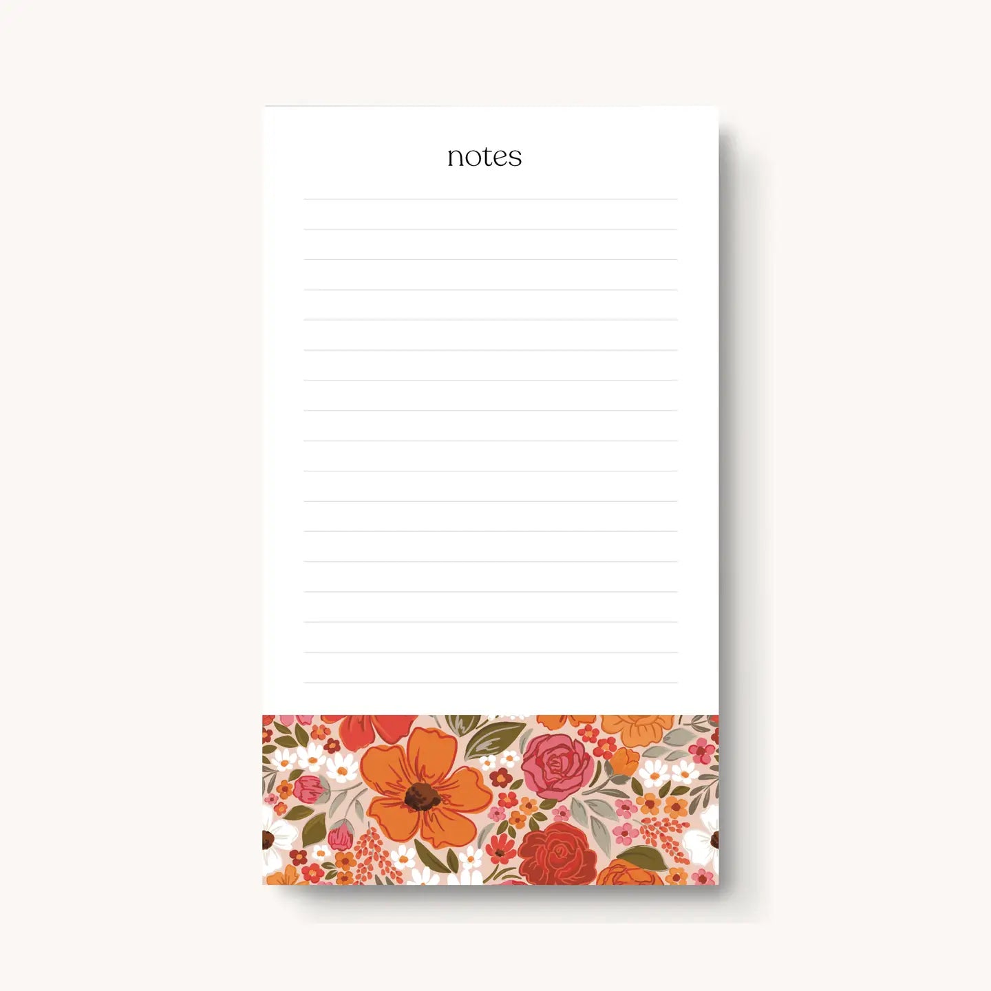 Lined Notepad | Rosewood Blooms