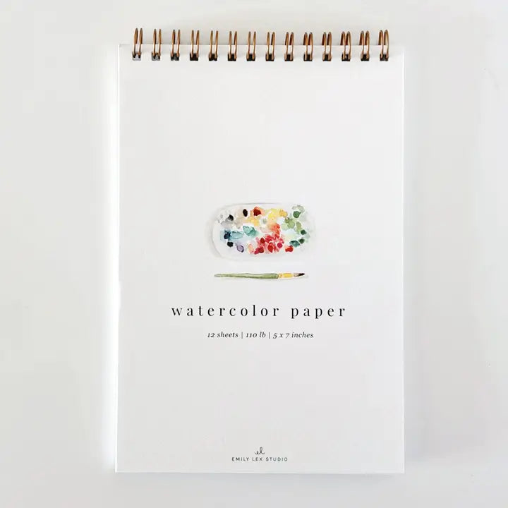 Spiral Watercolor Paper Pad | 5x7