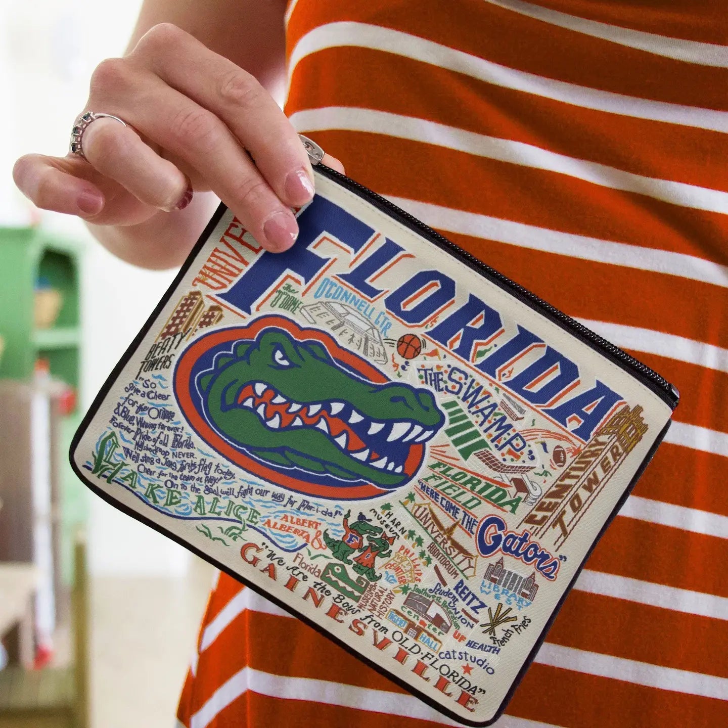 University of Florida Collegiate Zip Pouch