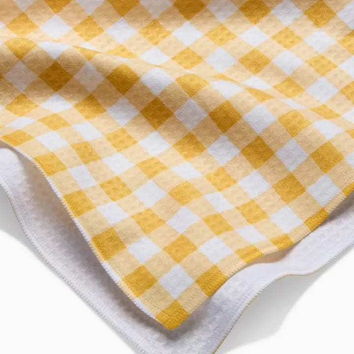 Luxe Hand Towel | Golden Plaid