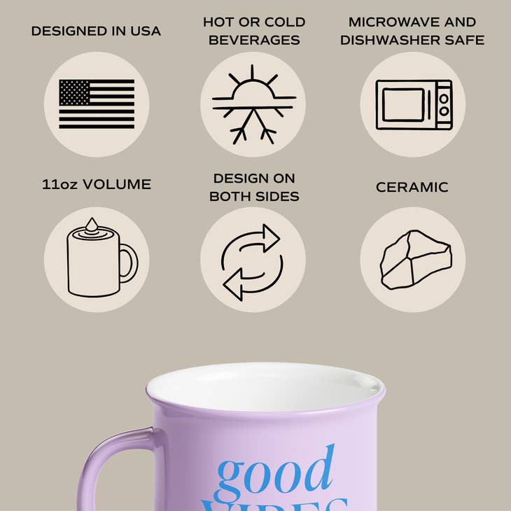 Campfire Coffee Mug - Good Vibes Only