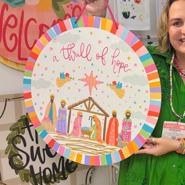 A Thrill of Hope | Doorhanger