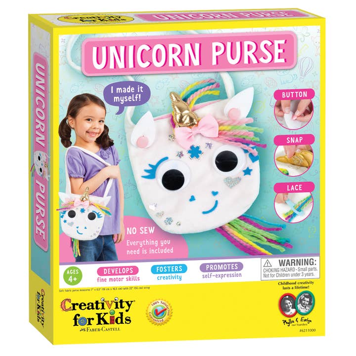 Diy Craft Kit | No-Sew Unicorn Purse