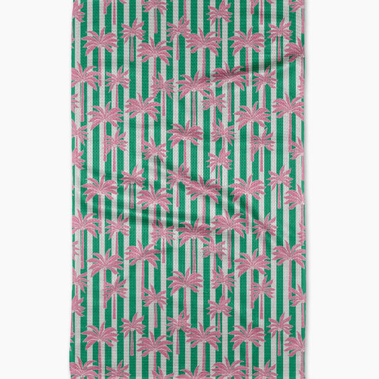 Tea Towel | Palm Tree Stripe