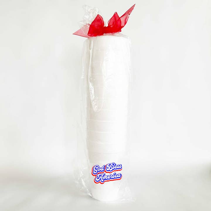 Foam Cup Set | God Bless America