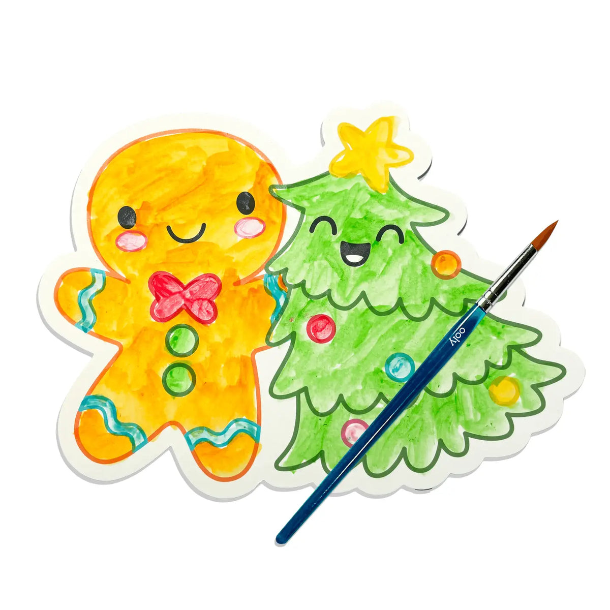 Playful Painters Easy Watercolor Painting Kit - Merry & Bright