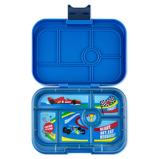 Yumbox Original - Surf Blue -Race Cars