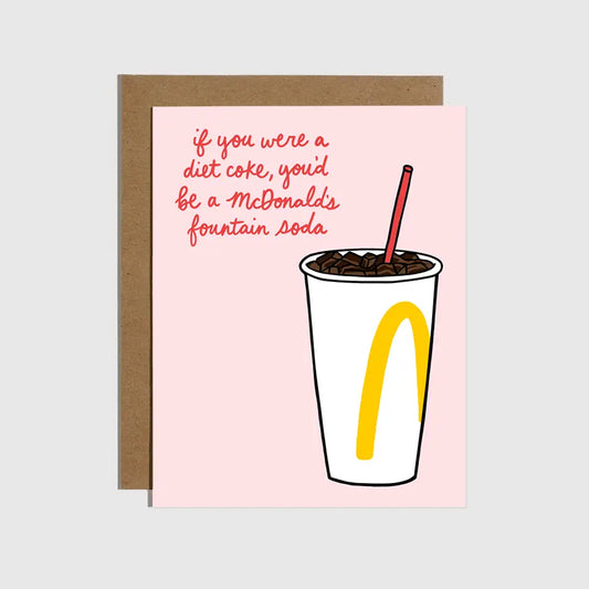 Greeting Card | Fountain Soda Love