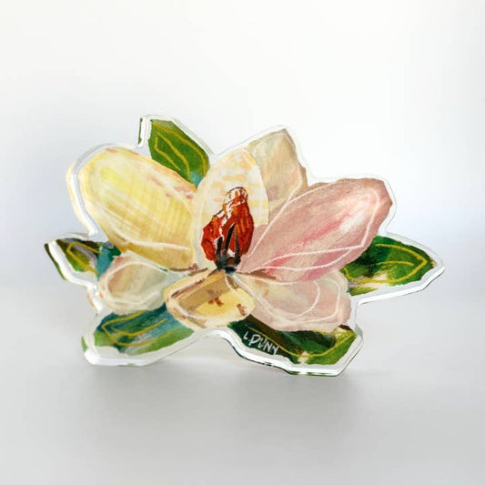 Acrylic Bloom Block | Magnolia