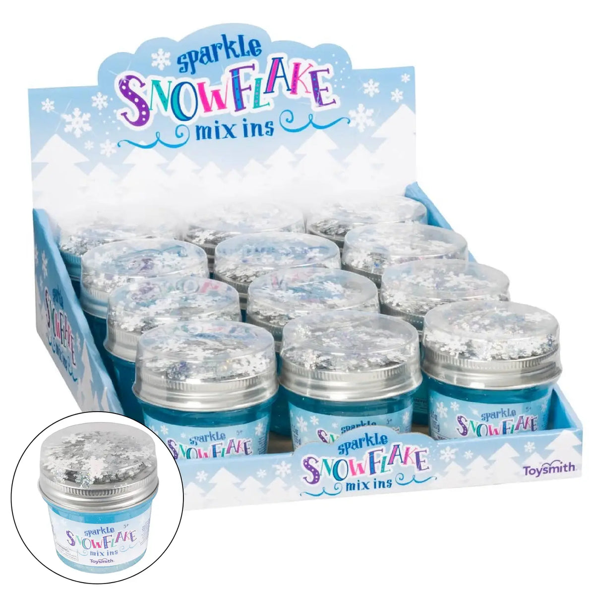 Snowflake Mix Ins Slime/Confetti Kit