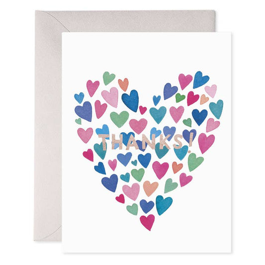 Thank You Card | Many Hearts