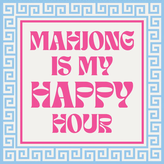 Cocktail Napkins | Mahjong Happy Hour
