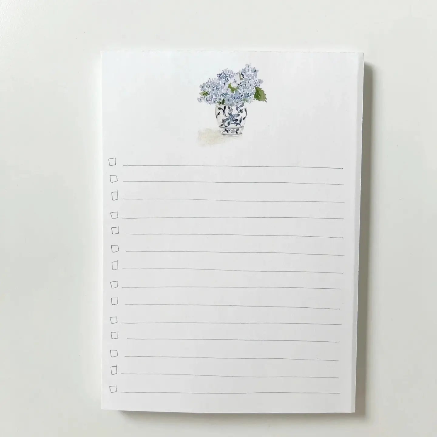 Checklist Notepad | Hydrangea Bouquet