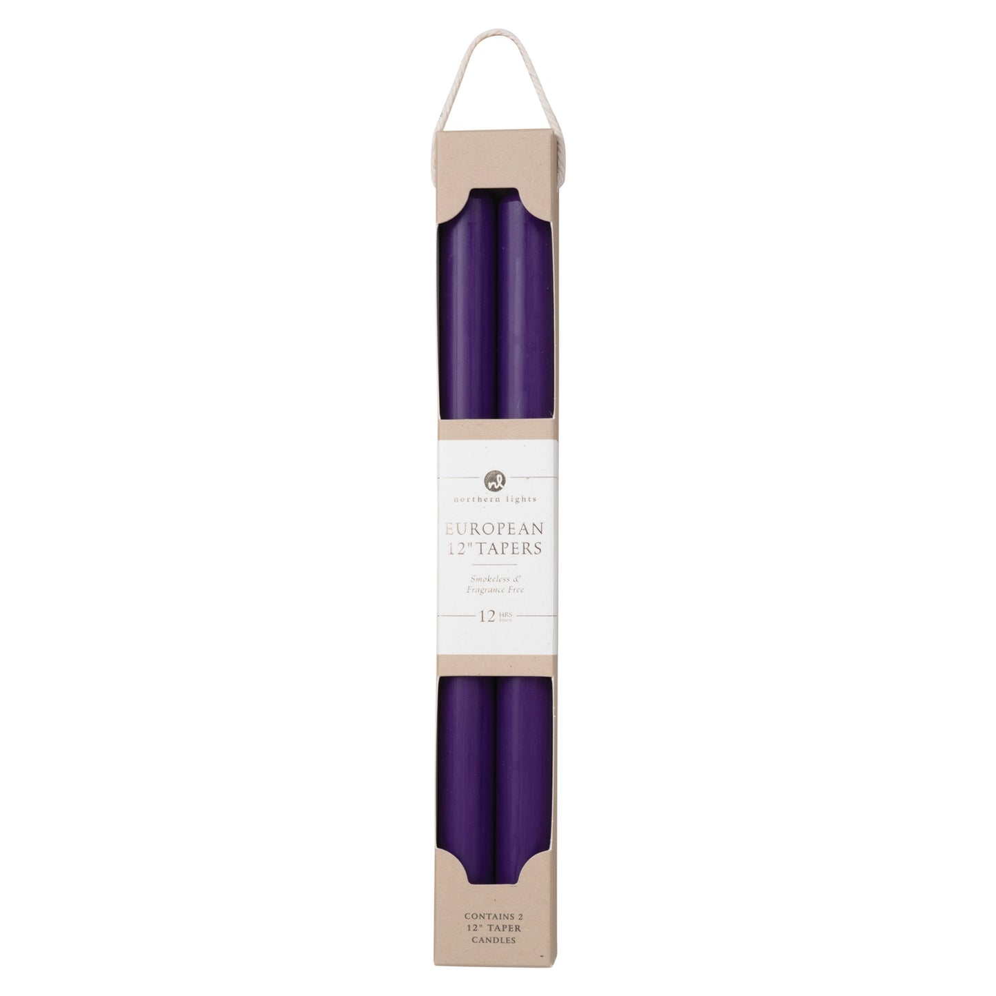 12" Taper 2pk | Purple