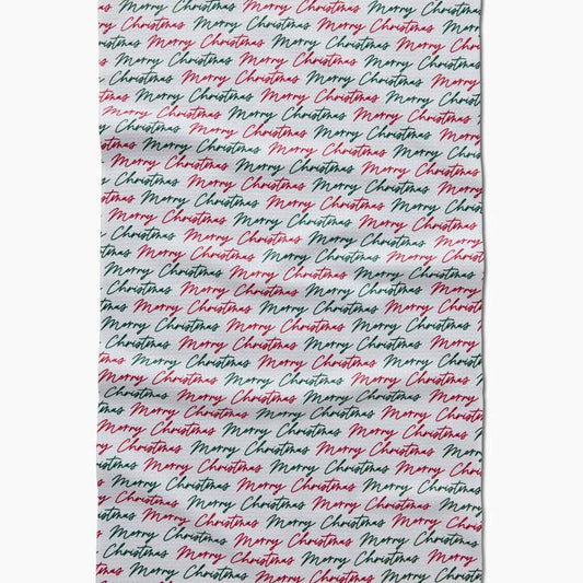 Tea Towel | Merry Christmas Greetings