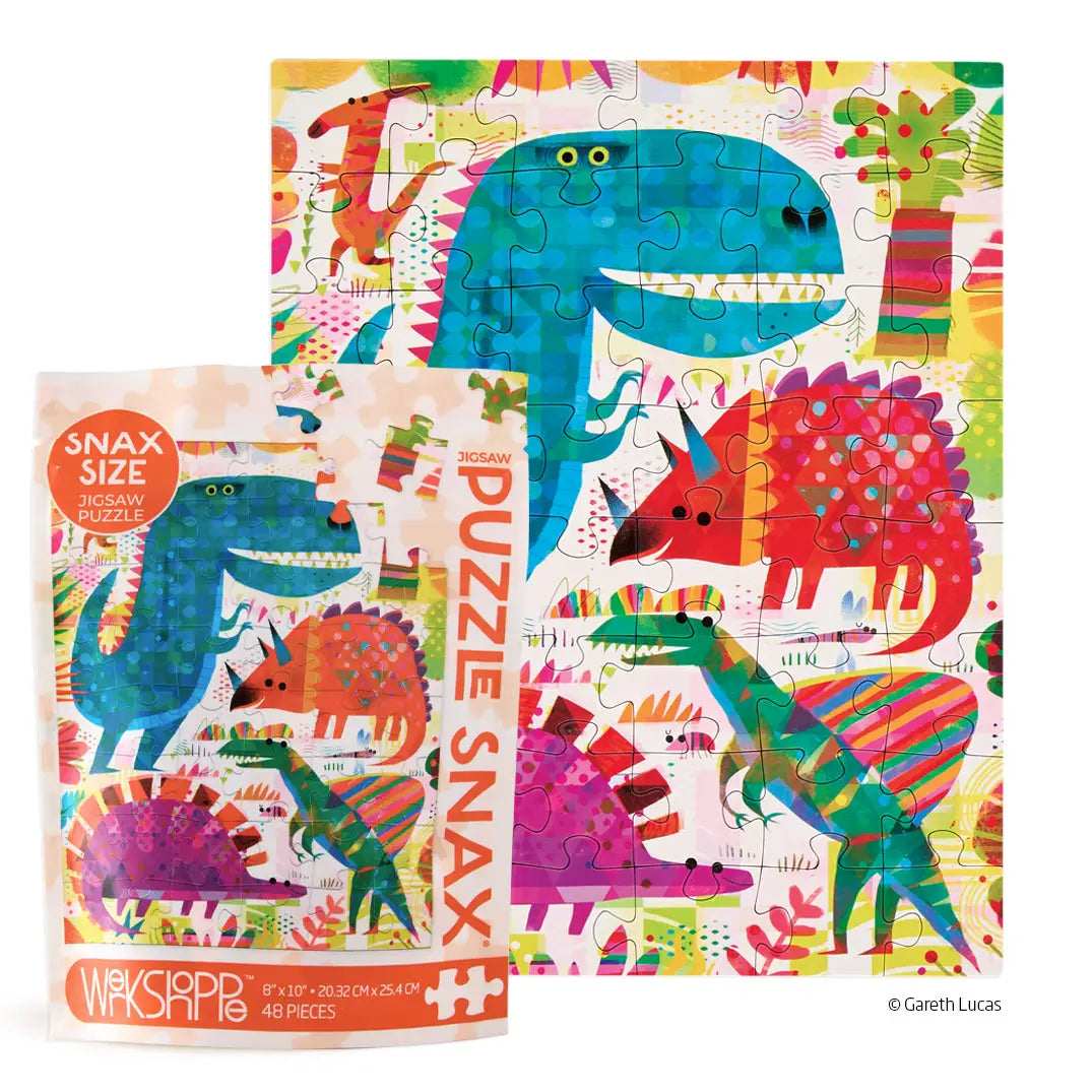 Jigsaw Puzzle Snax | Dinosaur Day