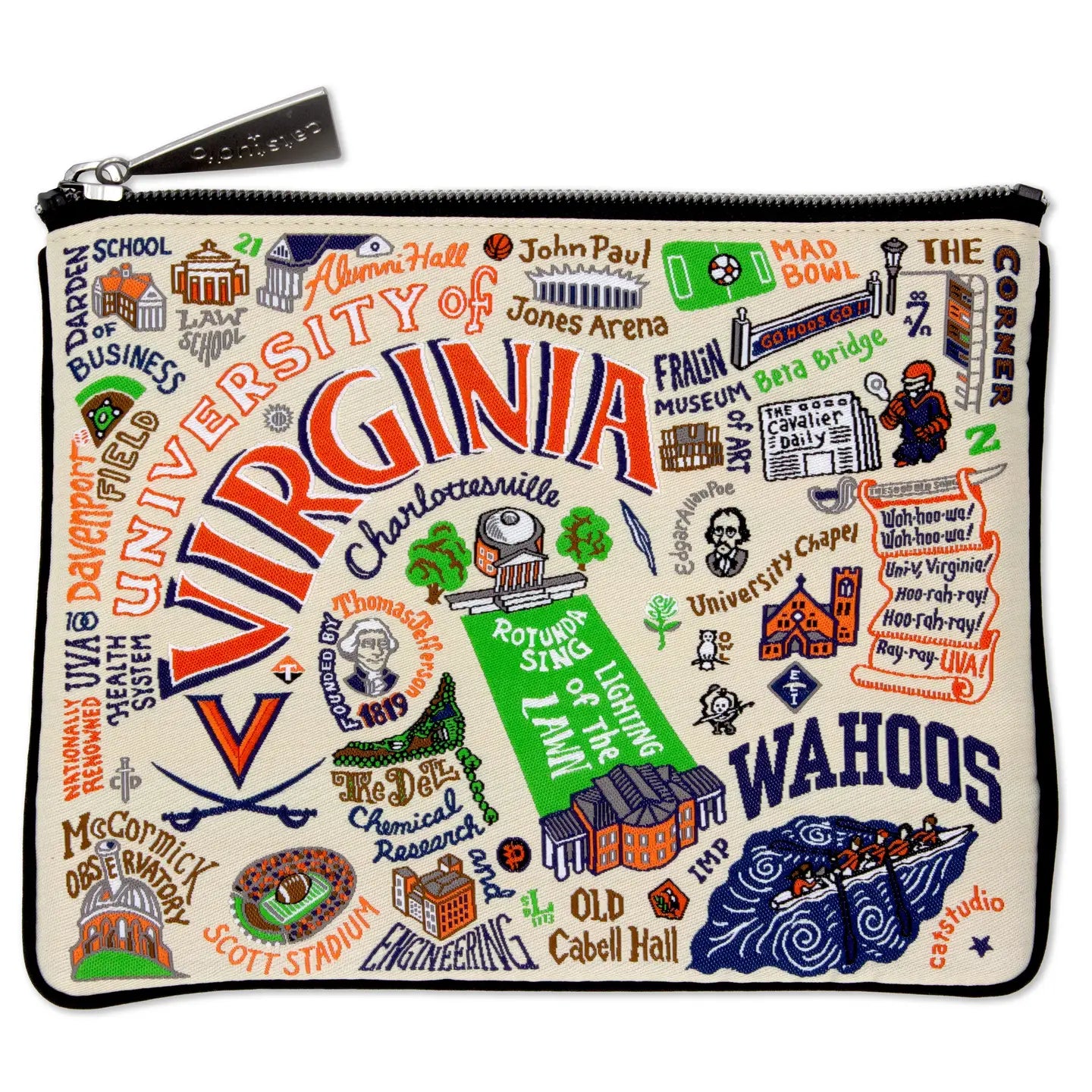 University of Virginia Collegiate Zip Pouch