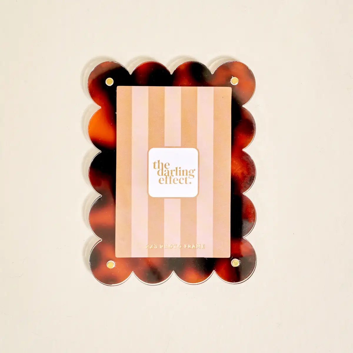 Mini Acrylic Picture Frame Magnet | Tortoise