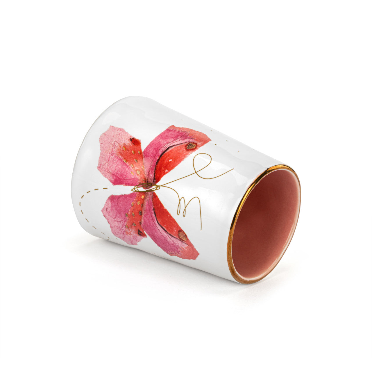 Picked With Love Vase | Pink Butterfly