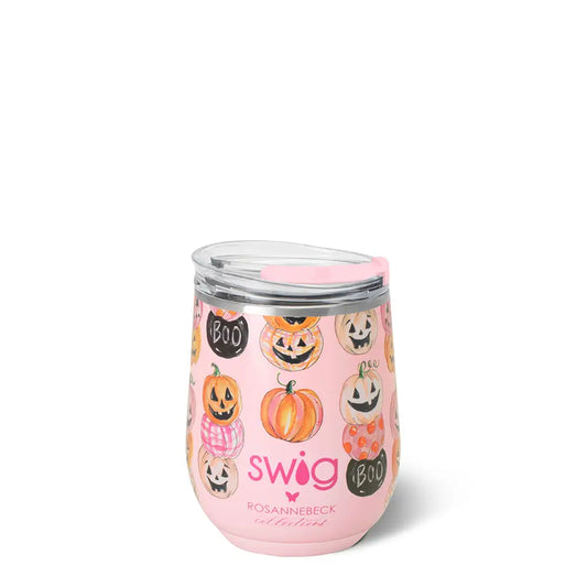 12oz Stemless Wine Cup | Pumpkin Stacks
