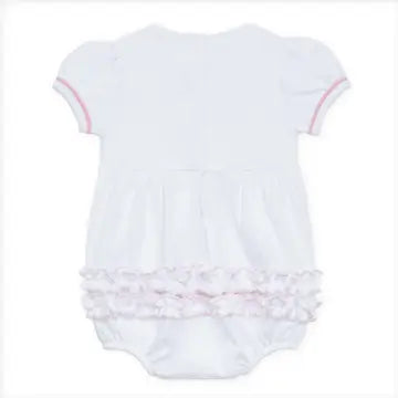 Little Crawlers Embroidered Ruffle Bubble