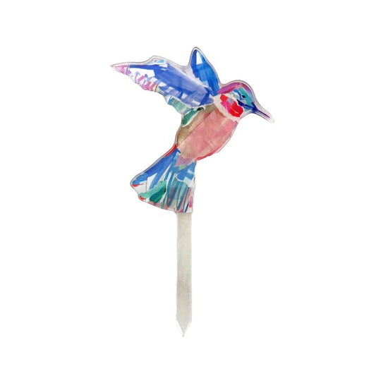 Acrylic Plant Stick | Hummingbird