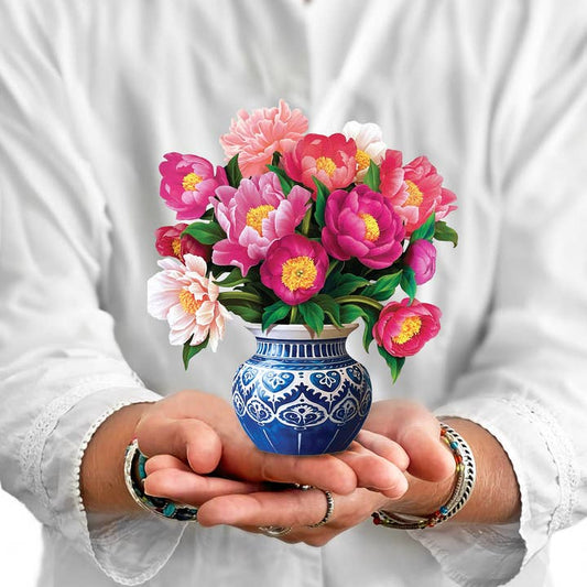 Mini Pop-Up Greeting Cards | Peony Paradise