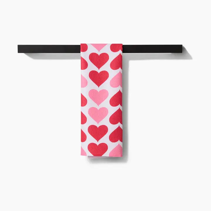 Tea Towel | Blushing Hearts