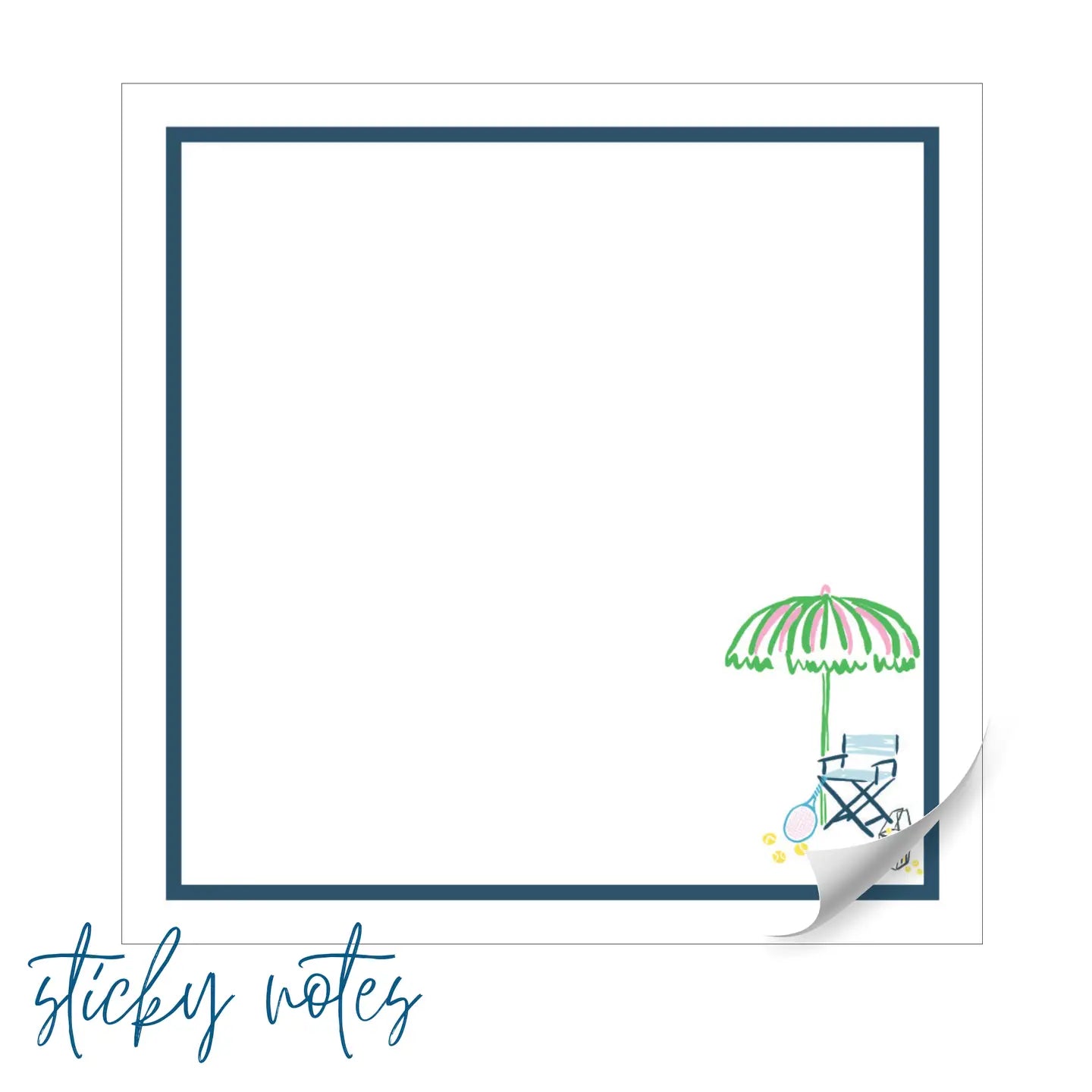 Sticky Notes | Meet Me on the Court Tennis