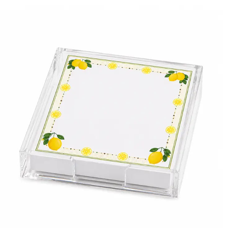 Acrylic Holder & Notepad | Dolce Vita