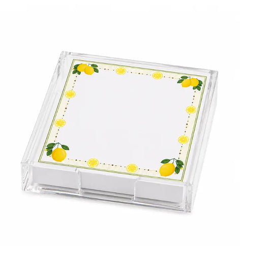 Acrylic Holder & Notepad | Dolce Vita