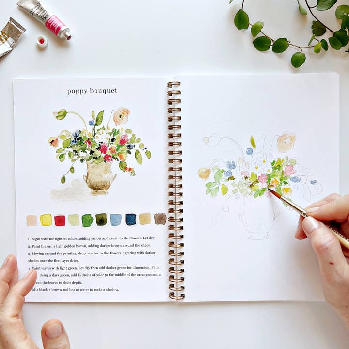 Watercolor Workbook | Bouquets