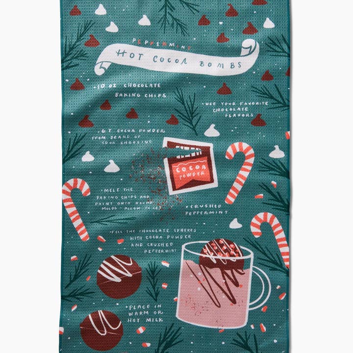 Tea Towel | Hot Cocoa Bomb