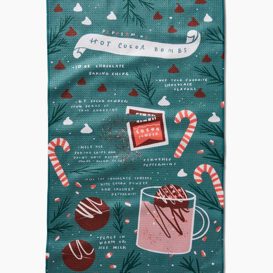 Tea Towel | Hot Cocoa Bomb