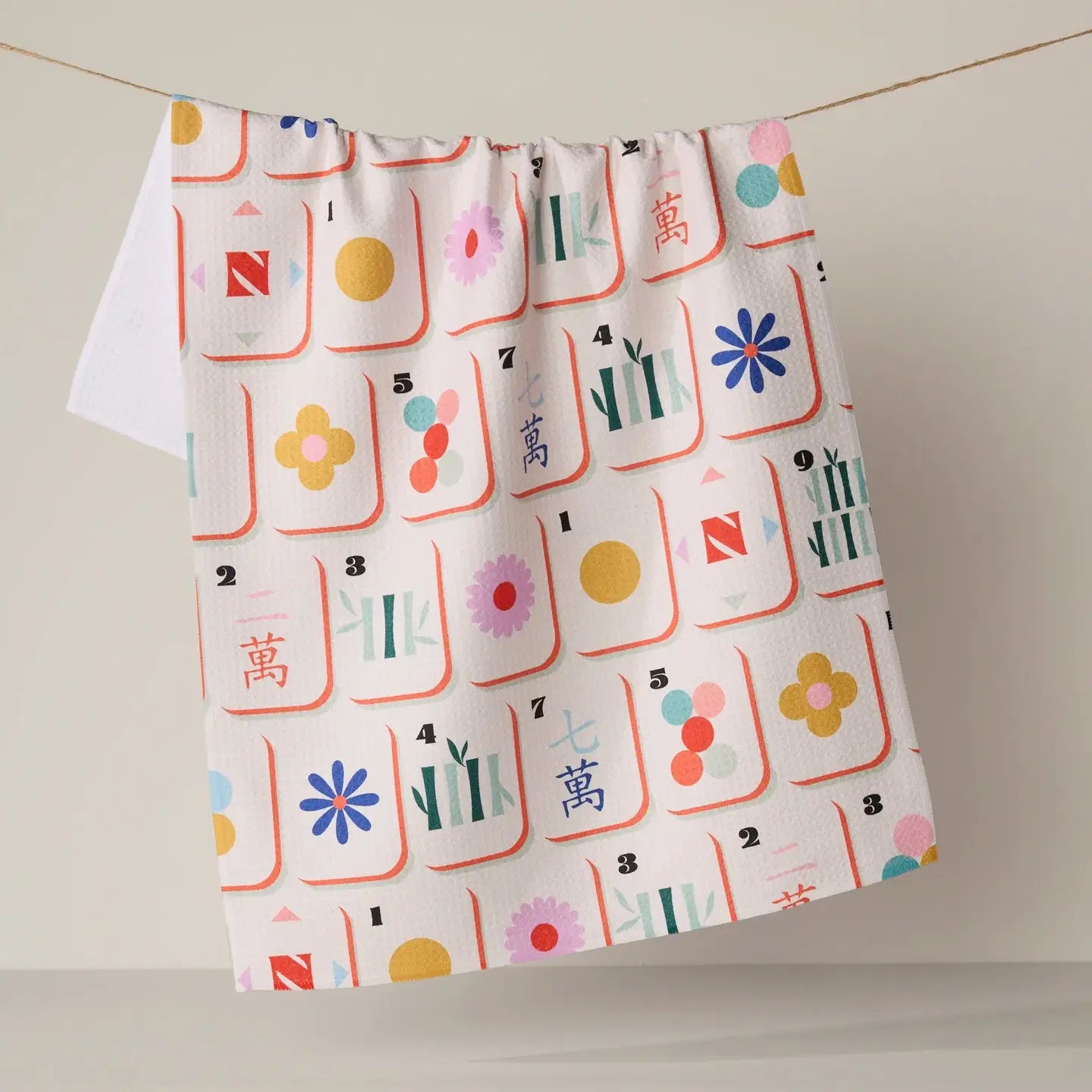 Tea Towel | Tile Toss Mahjong