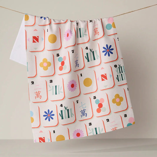 Tea Towel | Tile Toss Mahjong