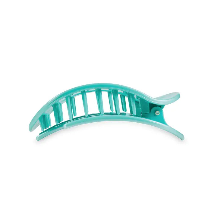 Teleties | Totally Turquoise | Flat Round Clip | Assorted Sizes