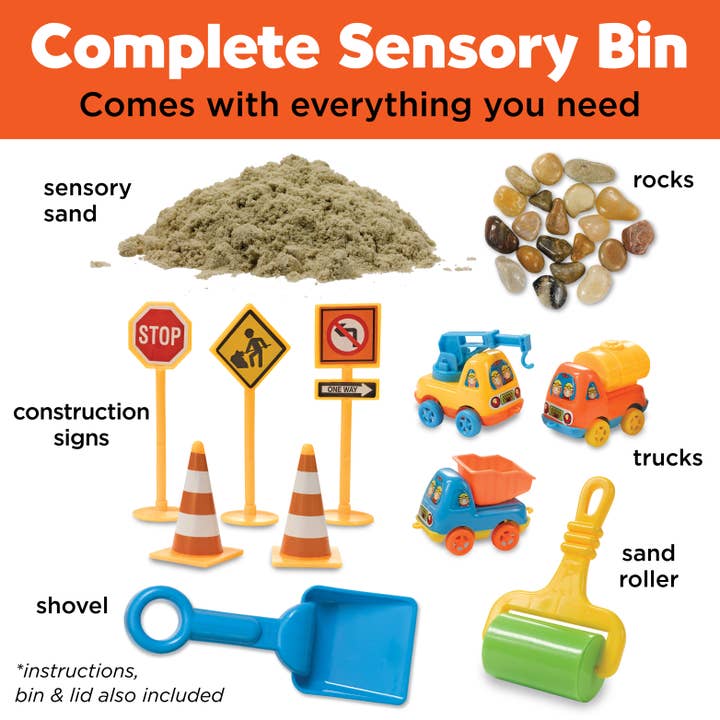 Sensory Bin | Construction Zone