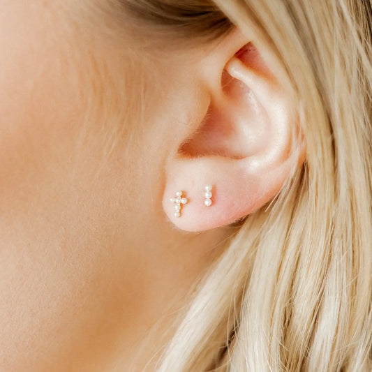 Screwback Stud Earrings | Janie Pearl