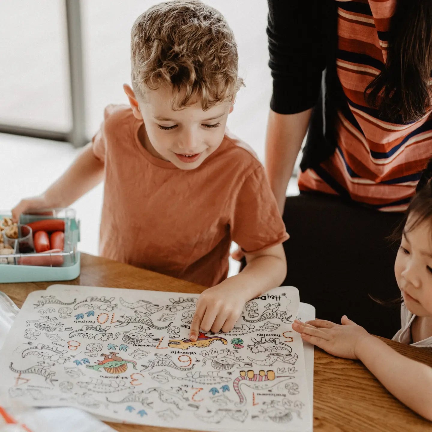 Classic Coloring & Doodle Mat | Dinoroar