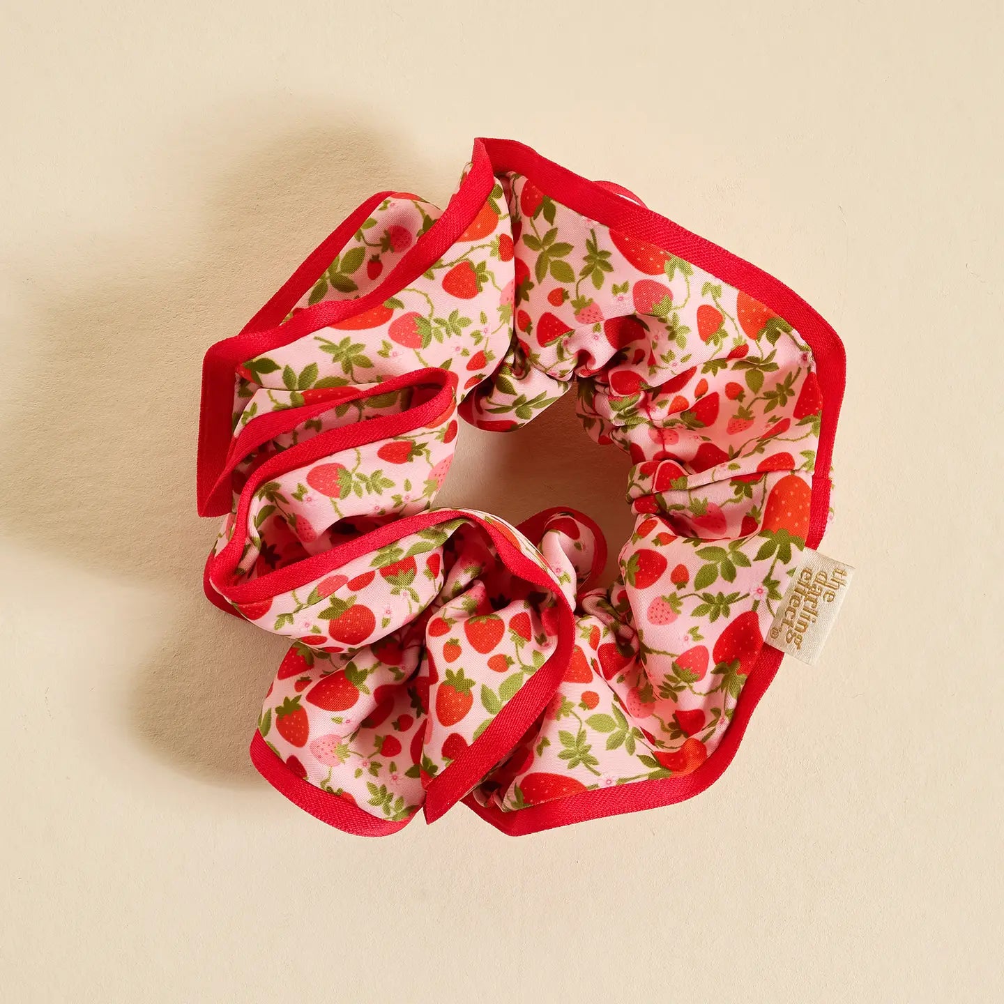 Ruffle Up Scrunchie | Strawberry Fields